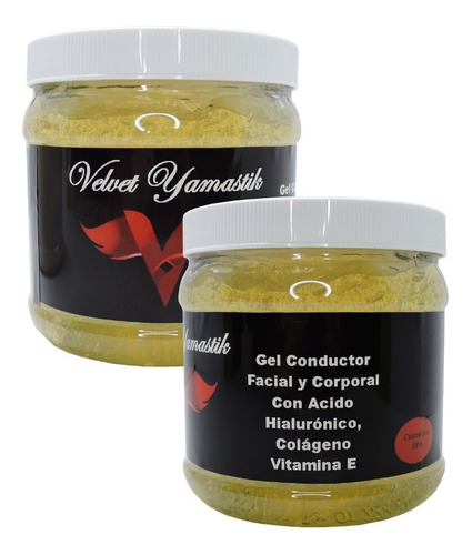 Imagen 1 de 3 de Gel Conductor De Colágeno Ácido Hilurónico Vitamina E 1 Kilo