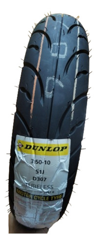 Llanta 3.50 - 10 Para Moto Scooter Dunlop/ Llanta Aro 10 