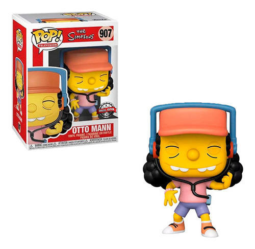 Funko Pop! The Simpsons Otto Mann 907 Special Edition Vdgmrs
