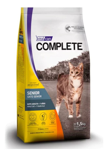 Alimento Gato Senior Complete 7.5kg Tm