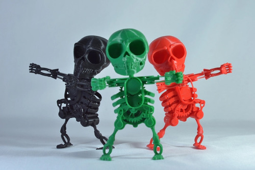 Esqueleto Bailarín Articulado Archivo Stl Para Impresión 3d