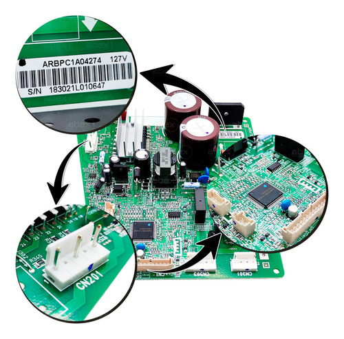 Placa Principal Substituta Para Refrigerador Panasonic Nr-bt48 Orig
