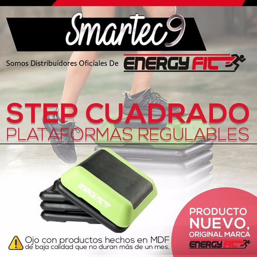 Modulo Para Step Fitness Quad Plataforma Energy Fit Negro