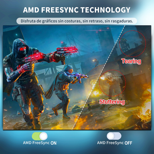 Monitor gamer curvo Vedd FreeSync Monitor Gamer Curvo led 27" preto