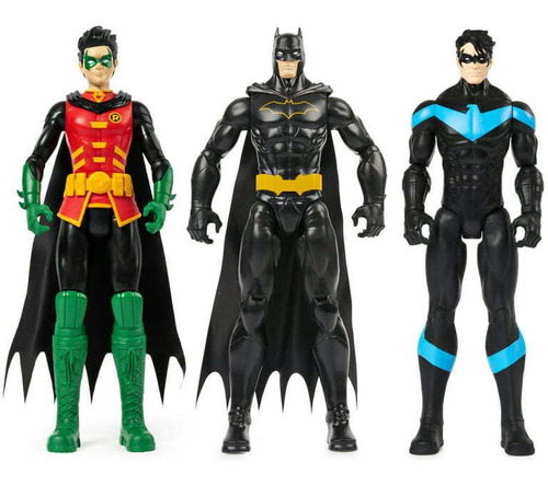 Set De Superhéroes Batman - Robin - Nightwing Originales