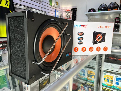 Subwoofer Activo Para Coche Pervoi De 10 Y 12 V Ctc-1031
