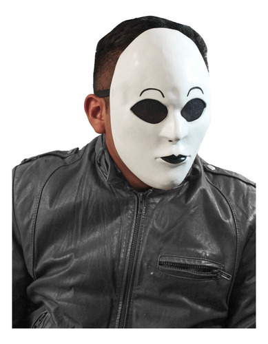 Máscara De Terror White Mask Halloween Creepypasta Blanco