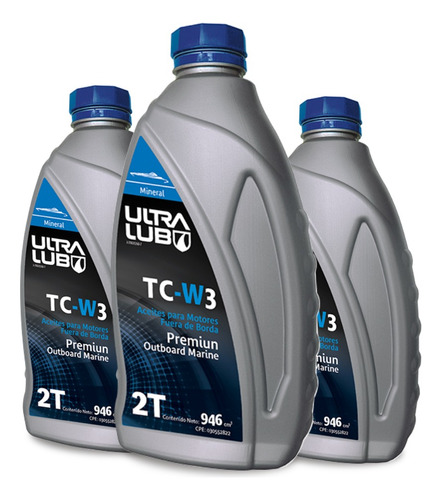 Aceite Fuera De Borda 2 Tiempo Tc-w3 Ultra Lub 946ml