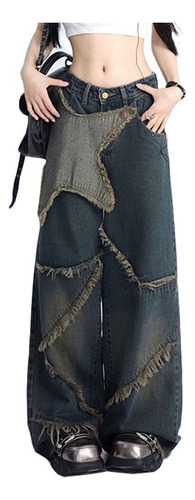 Pantalones Vaqueros Holgados Con Diseño De Estrellas De Mezc