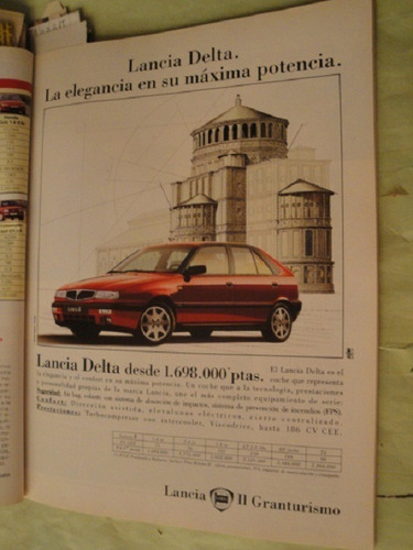 Publicidad Lancia Delta Año 1995