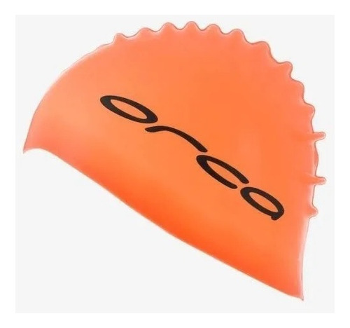 Gorra Silicona Orca Swim Cap Natación Triatlón Entrenamiento Color Orange