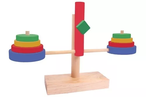 Brinquedo Educativo Matemático Macaco Equilibrista com Balança de Peso –  Novo e Moderno