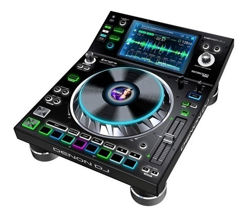 Controlador Dj Denon Sc5000 Reproductor Cdj Linea Prime 18c Color Negro