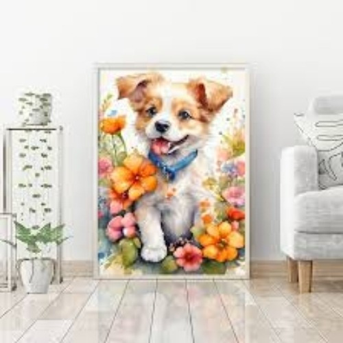 Diamond Painting 20x25 Perrito