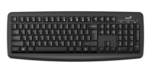 Kit de teclado y mouse inalámbrico Genius KM-8100 de color negro