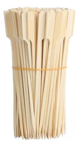6 Brochetas De Bambú Para Asar - Paquete De 500 6 Piezas
