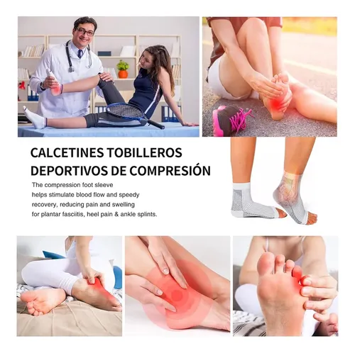 Calcetines De Compresión Para Neuropatía,4 Pares