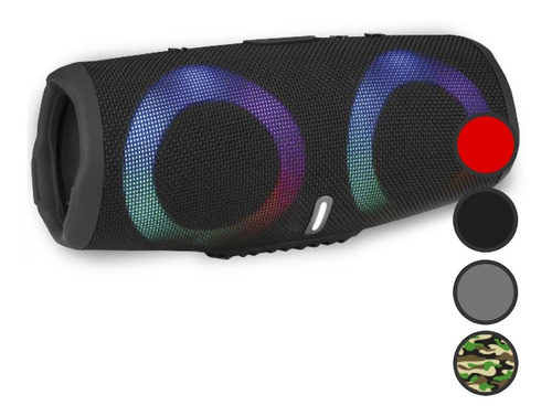 Parlante Portatil Bluetooth Fm Usb Rgb Goldtech Ferreplus