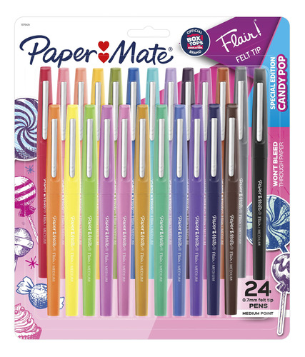 Paper Mate Boligrafo Punta Fieltro Media (0.7 Mm) 24-