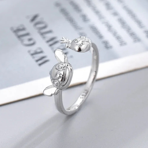 Jz 1 Anillo Ajustable Stitch Diseños Para Mujer