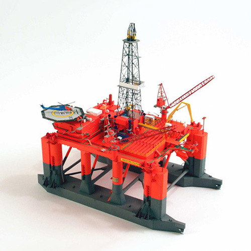 Petrolera Semisumergible 3d 1:400, Kit De Manualidades De