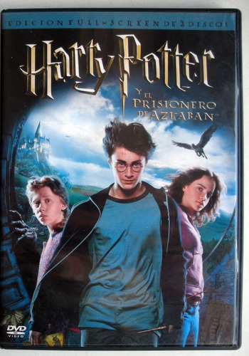 Dvd - Harry Potter - El Prisionero Azkaban - Booklet 2 Dvds