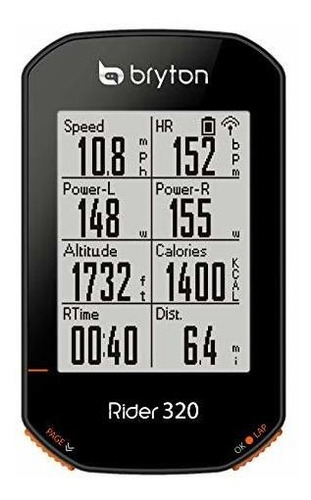 Bryton Rider 320t Gps Bike/cycling Computer, Sensor Bundle.