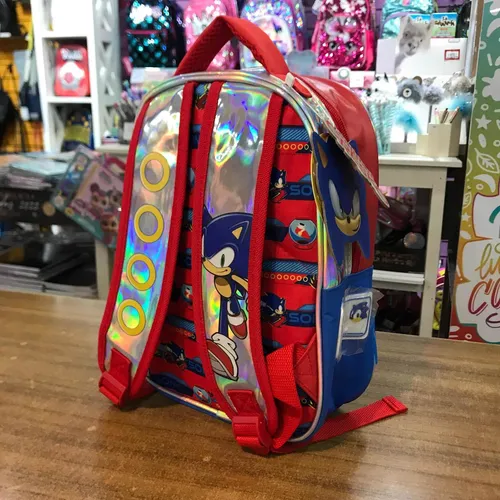 Mochila de sonic para kinder hotsell