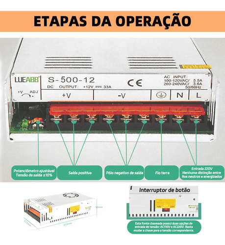 Compressor Portatil Ideia 12v/110v/220v 300bar/4500psi/30mpa