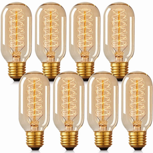 8pcs Focos Edison Vintage Led Bombillas Luces Para E26 / E27