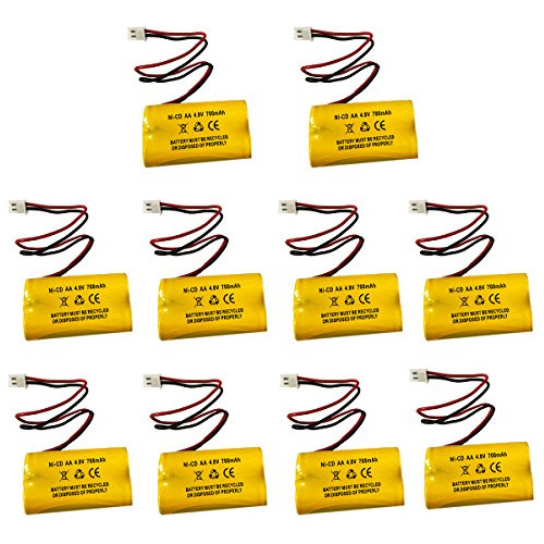 4.8v 700mah Nicd Battery Exit Sign Emergency Light Nick...