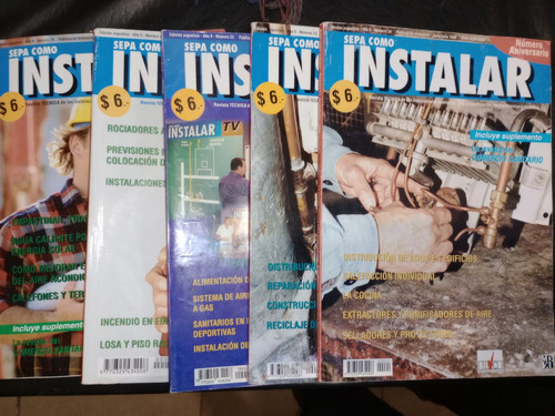 Pack 4 Ejemplares Revista Sepa Cómo Instalar