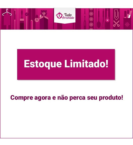 Imagem 5 de 7 de 3 Cestos Organizadores Com Alça Transparente 25 X 20 X 8 Cm