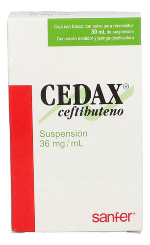 Cedax Suspensión Inyectable 36 Mg Frasco Con 30 Ml