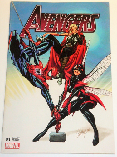 Avengers #1 - Portada Variante Por Scott Campbell- Spiderman (Usado)