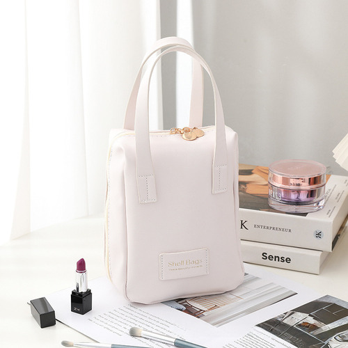 Bolsa De Maquillaje Shell, Organizador Portátil De Gran Capa