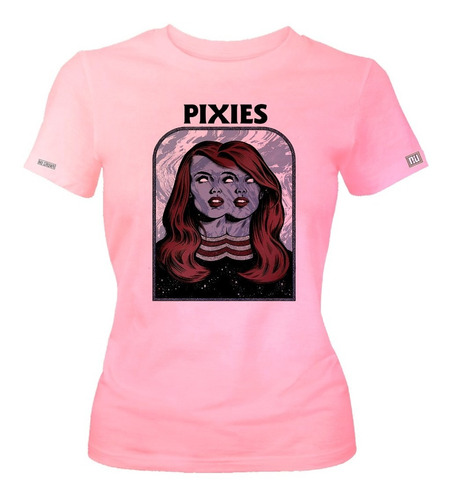 Camiseta Pixies Banda Rock Metal Poster Mujer Ikrd