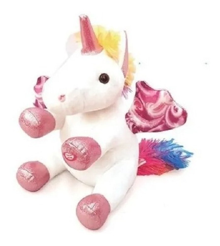 Unicornio Lullabrites Peluche Grande Con Luz Sonido Cariñito