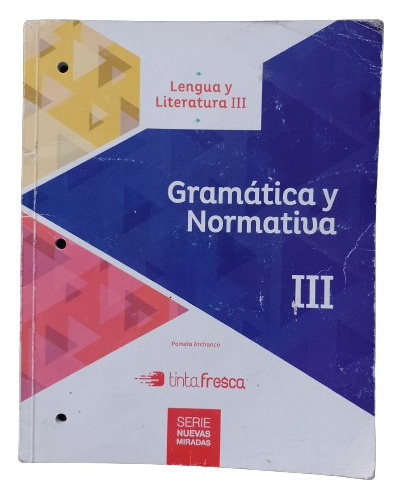 Gramática Y Narrativa Iii Cuadernillo