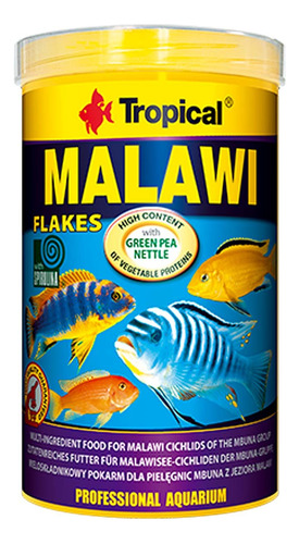 Alimento Tropical Malawi 50g - Escamas Ciclidos Africanos