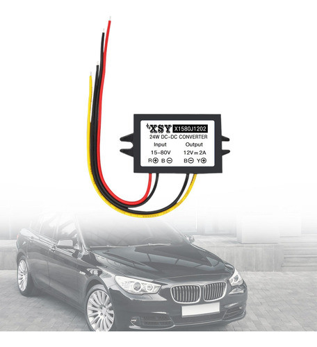 Conversor De Energia Adaptador Regulador De 15v 80v A 12v2a
