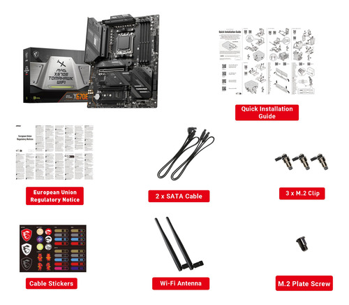 Placa-mãe Msi Mag X670e Tomahawk Wifi Gaming Atx Ddr5