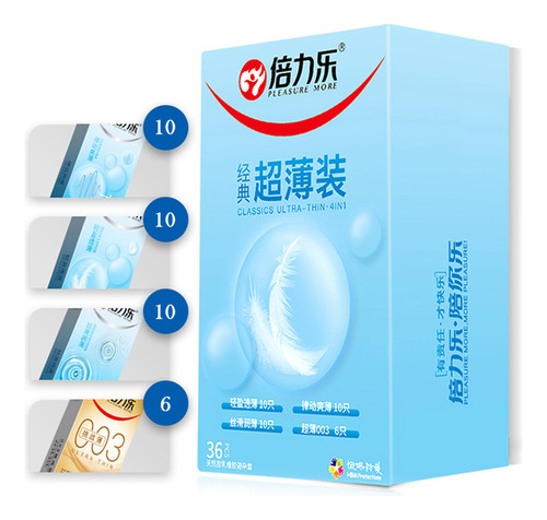 Preservativo De Lubricación Grande Super Delay, 30 Piezas, S