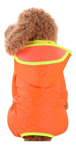 Chubasquero E Pet Dog Puppy Rainw Para Mascotas, Chaqueta Co