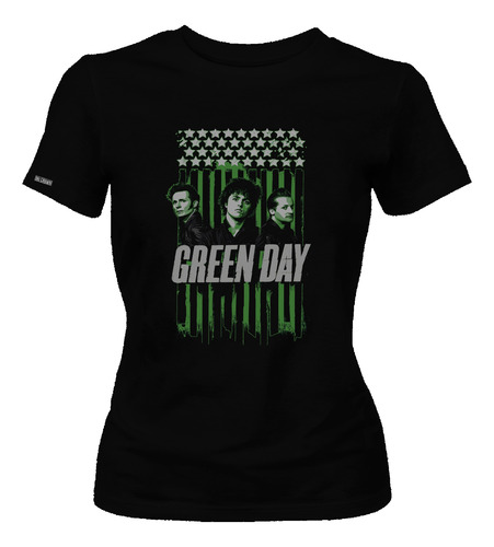 Camiseta Dama Mujer Green Day Banda Rock Punk Dbo2