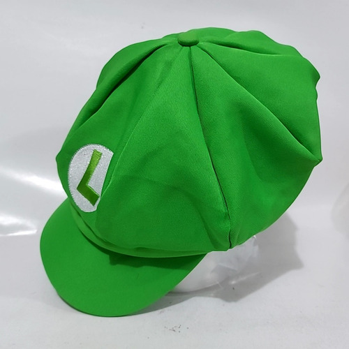 Gorra Infantil Juvenil Luigi Super Mario Disfraz