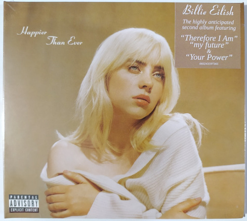 Billie Eilish Happier Than Ever Cd Nuevo Laser Clasicos