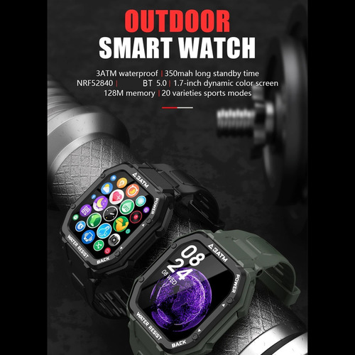 Imagen 7 de 8 de Fralugio Reloj Smartwatch Full Touch C16 Notificaciones Hd