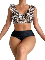 Comprar Hermosas Mallas Bikini Tiro Alto 2pc Nueva Temporada