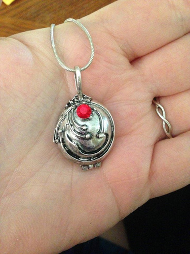 Sjx Collar Con Dije Relicario Vampire Diaries Elena